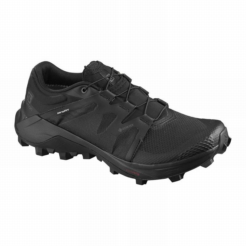 Salomon WILDCROSS GTX Zapatillas Trail Running Mujer - Negras - Colombia (51846-IRHO)